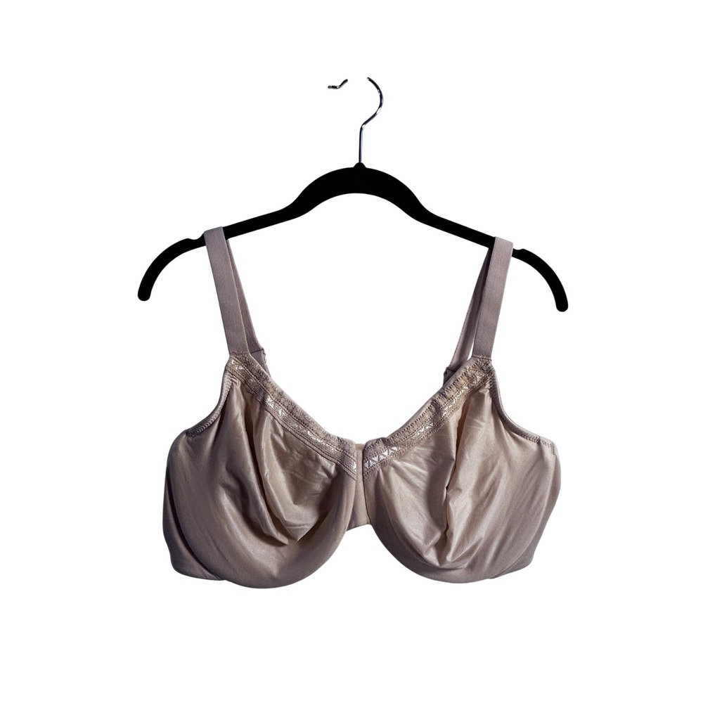 Wacoal Underwire Bra 42D Tan Basic Beauty Full Figure 855213 Women
